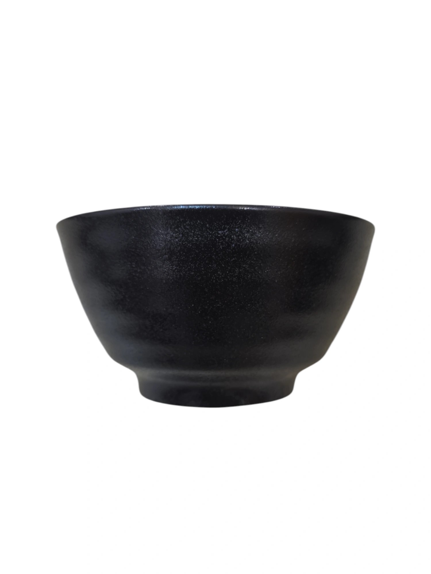 Bol en céramique noire · 13,8 × 13,8 × 6,6 cm
